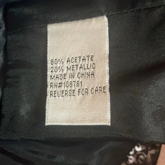 NITELINE Vintage Black Strapless Cocktail  Dress 
Sz 6​​ - Picture 9 of 12